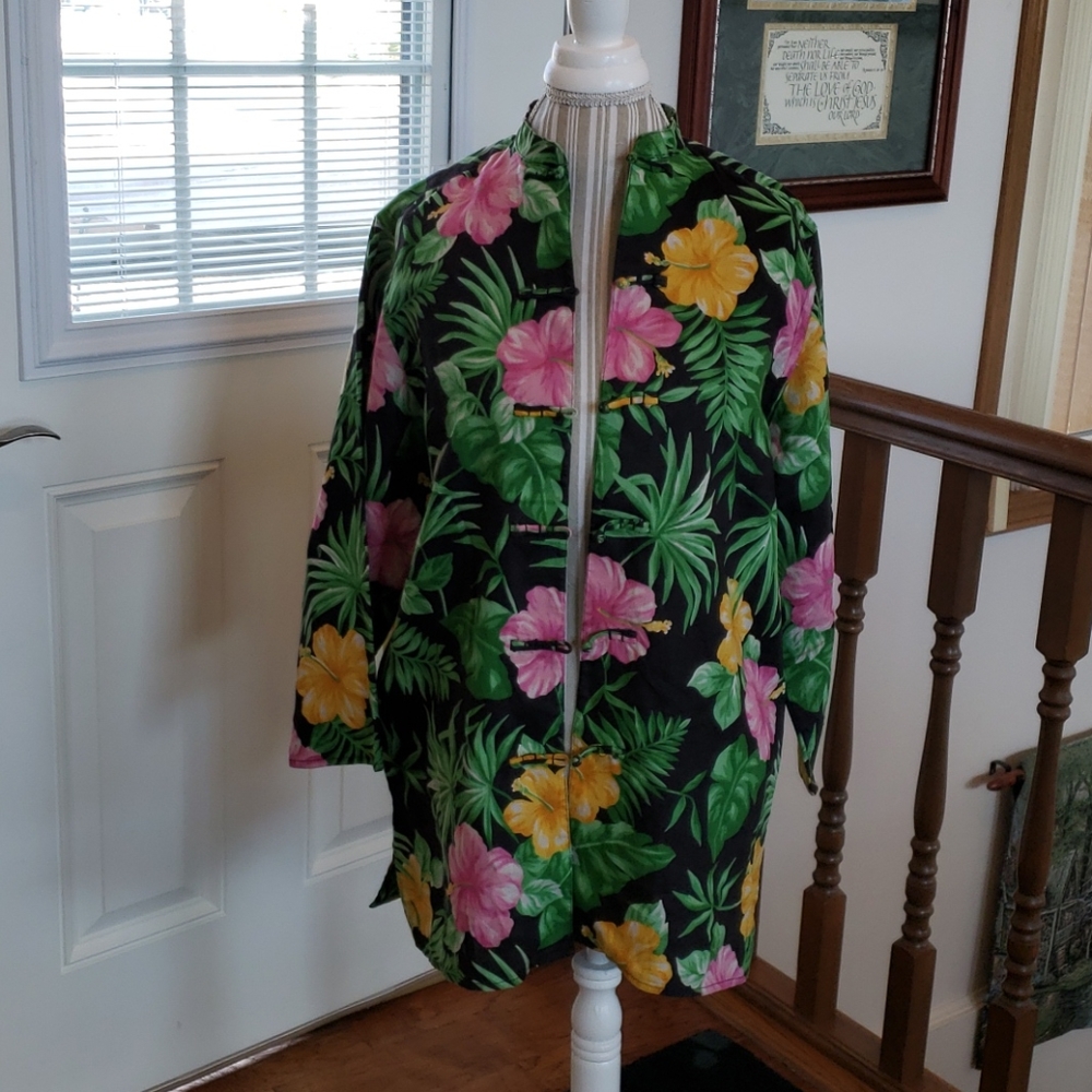 Hawaiian floral Light jacket
